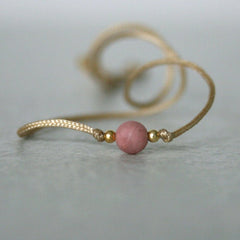 Edelsteinarmband "Rhodochrosit" mit Bedeutung - animoART