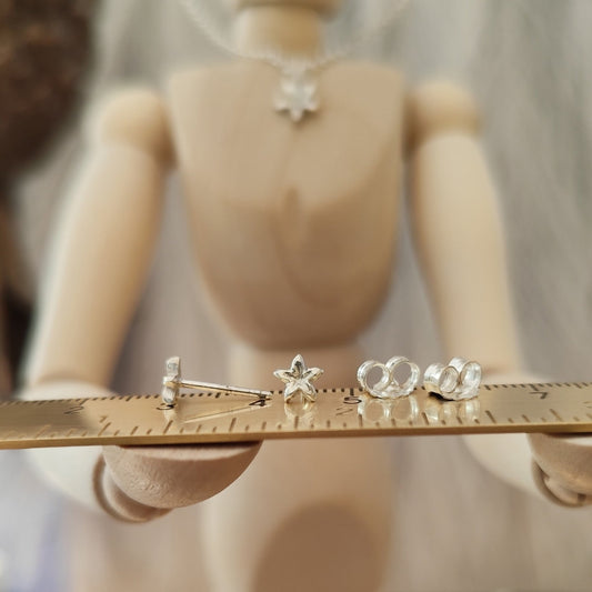 Schmuck - Set "Blüten" recyceltes Silber