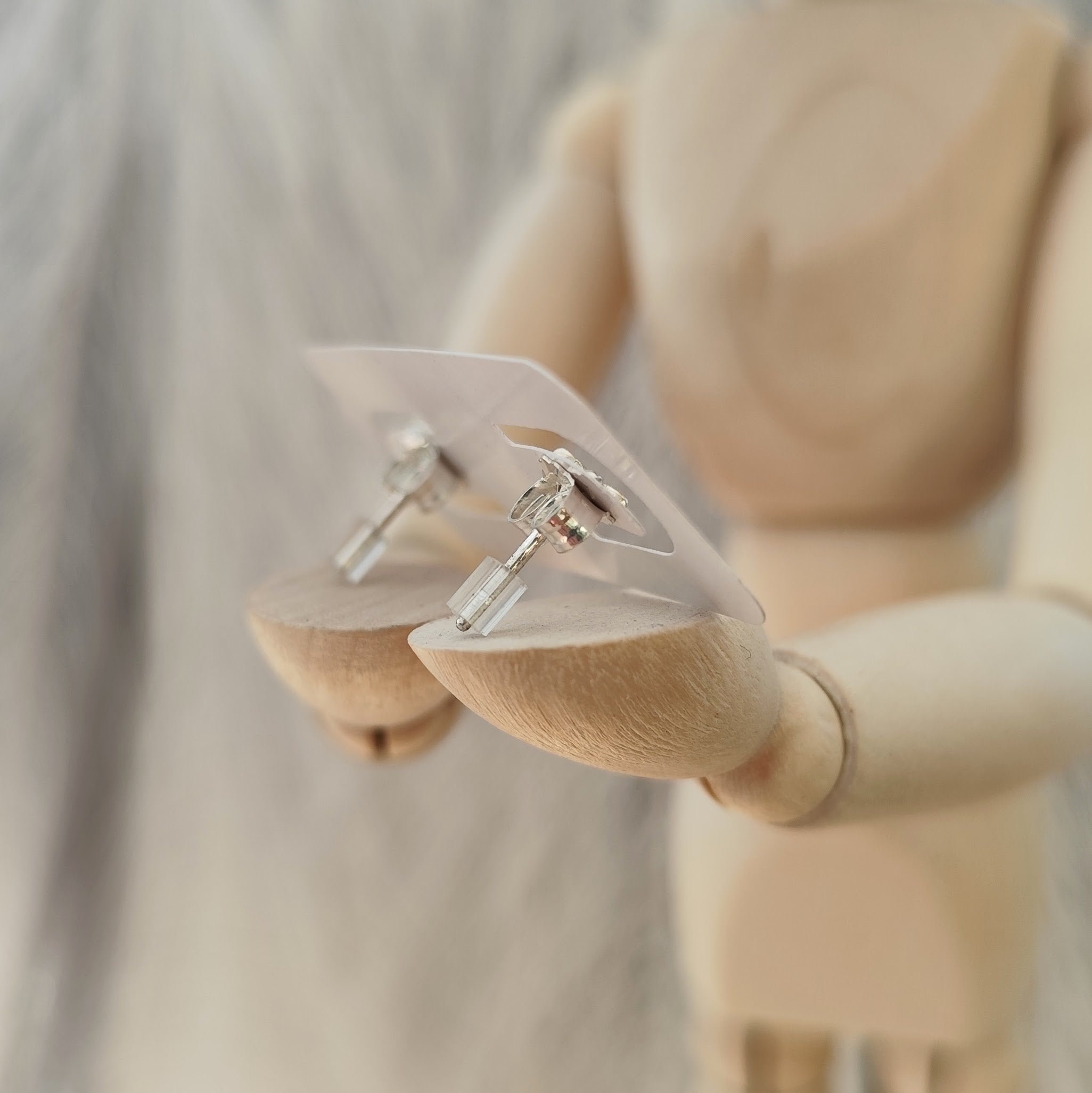 Schmuck - Set "Blüten" recyceltes Silber