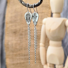 Ohrringe La Catrina & her lover - aus recyceltem 925er Silber