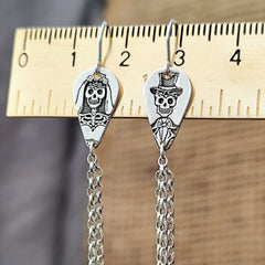 Ohrringe La Catrina & her lover - aus recyceltem 925er Silber