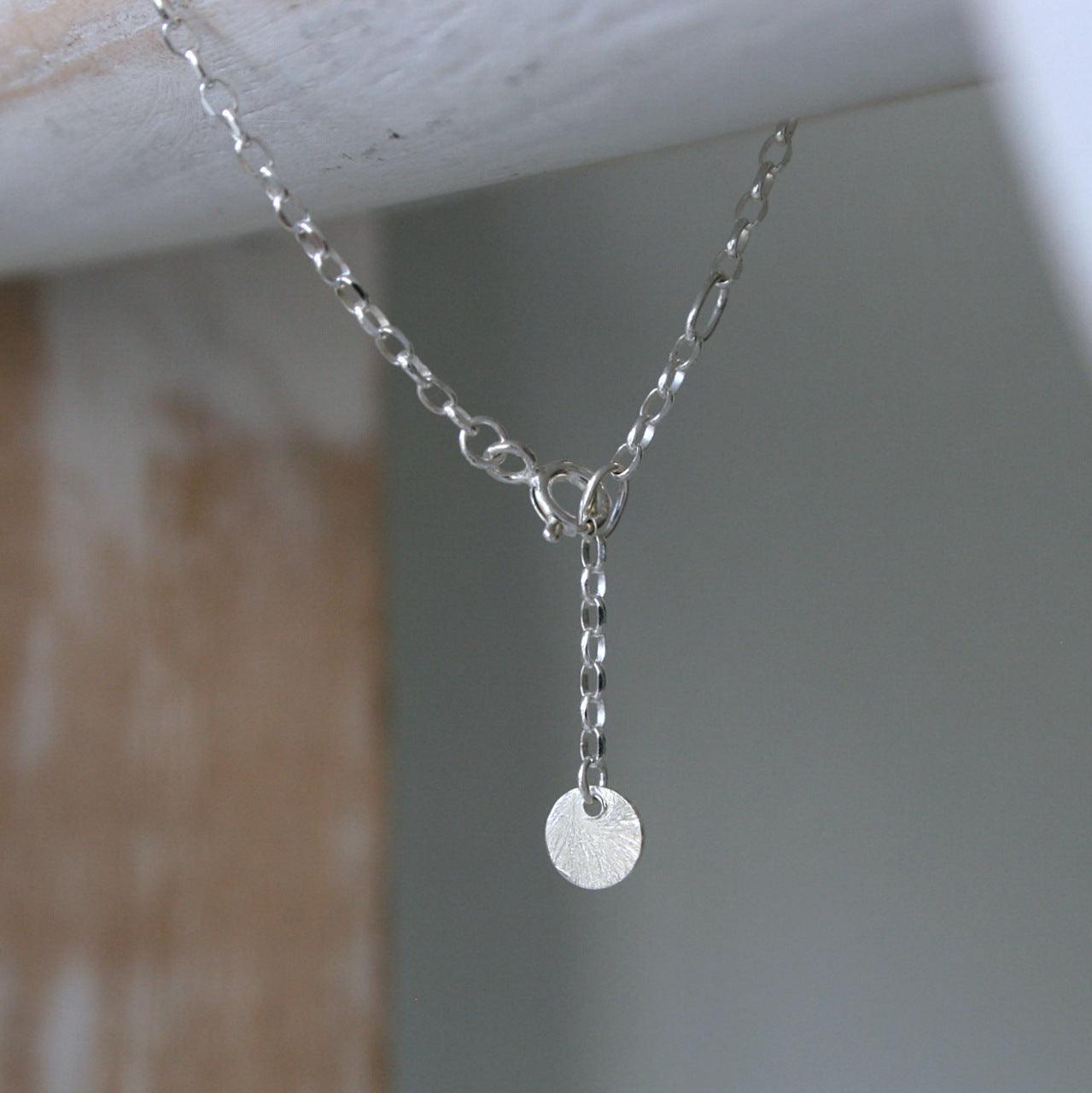 Morse - Code Armband mit Silberkette - animoART