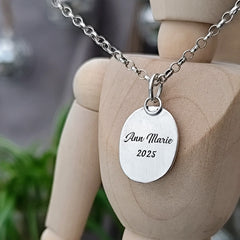 Kettenanhänger "eleganter Pferdekopf" recyceltes Sterlingsilber, handgefertigt