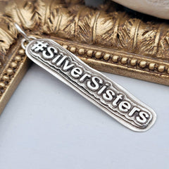 Anhänger #SilverSisters, 925er recyceltes Silber, No.3, handgefertigt - animoART