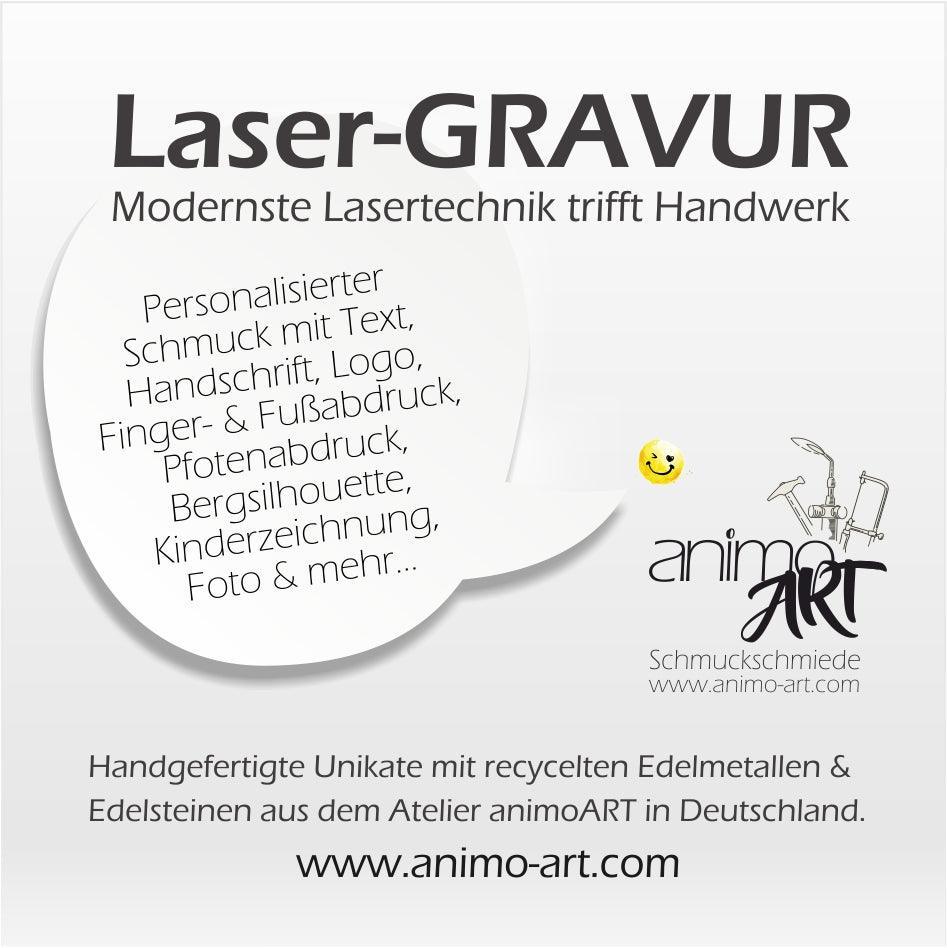 Anhänger mit Fingerabdruck "Nugged" - animoART