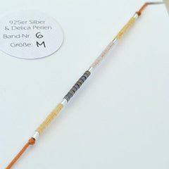 Armband "Sweet Pearls No.5" Textilband, größenverstellbar - animoART