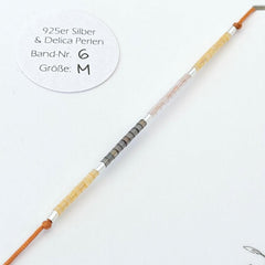 Armband "Sweet Pearls No.5" Textilband, größenverstellbar - animoART