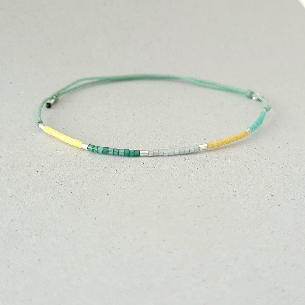 Armband "Sweet Pearls No.9" Textilband, größenverstellbar - animoART