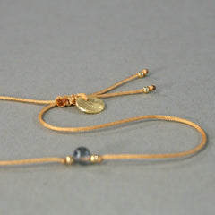 Armband mit Bedeutung "Achat" / grau_Schmuck_handmade_animoART