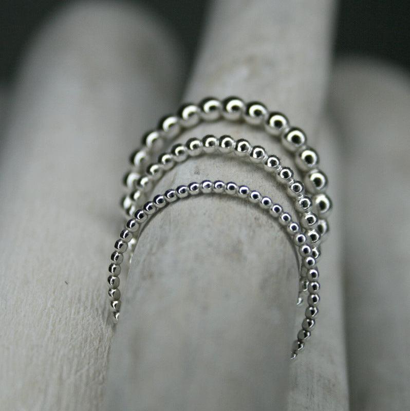 Kugelring in Silber - animoART