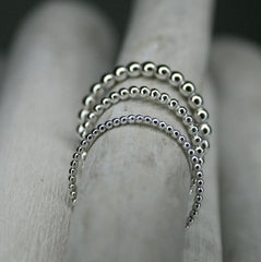 Kugelring in Silber - animoART