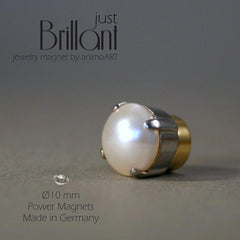 Magnet Brosche "just Glamour" rosegold_Schmuck_handmade_animoART