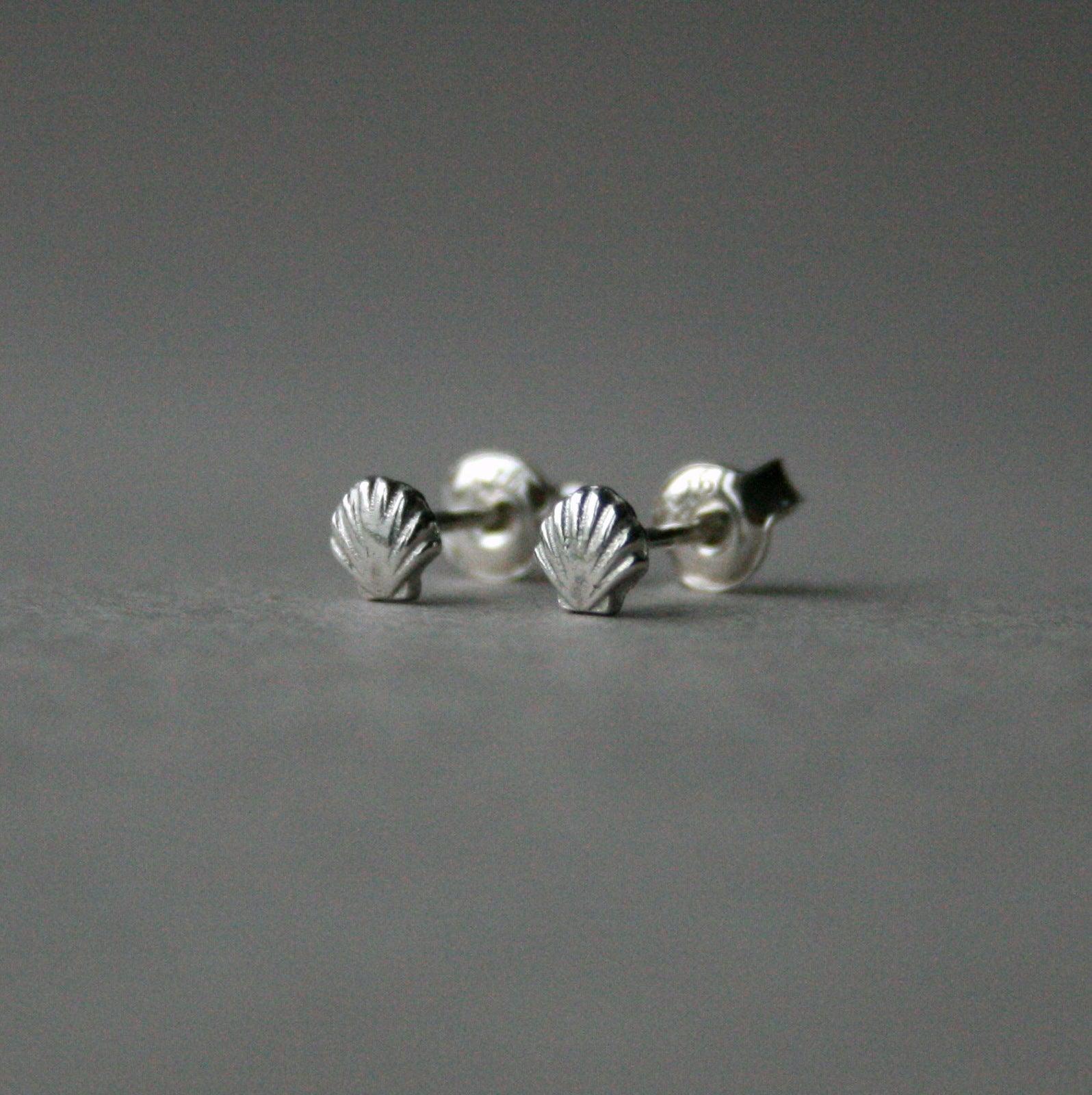 Ohrringe "kleine Muschel" Handgefertigt - animoART