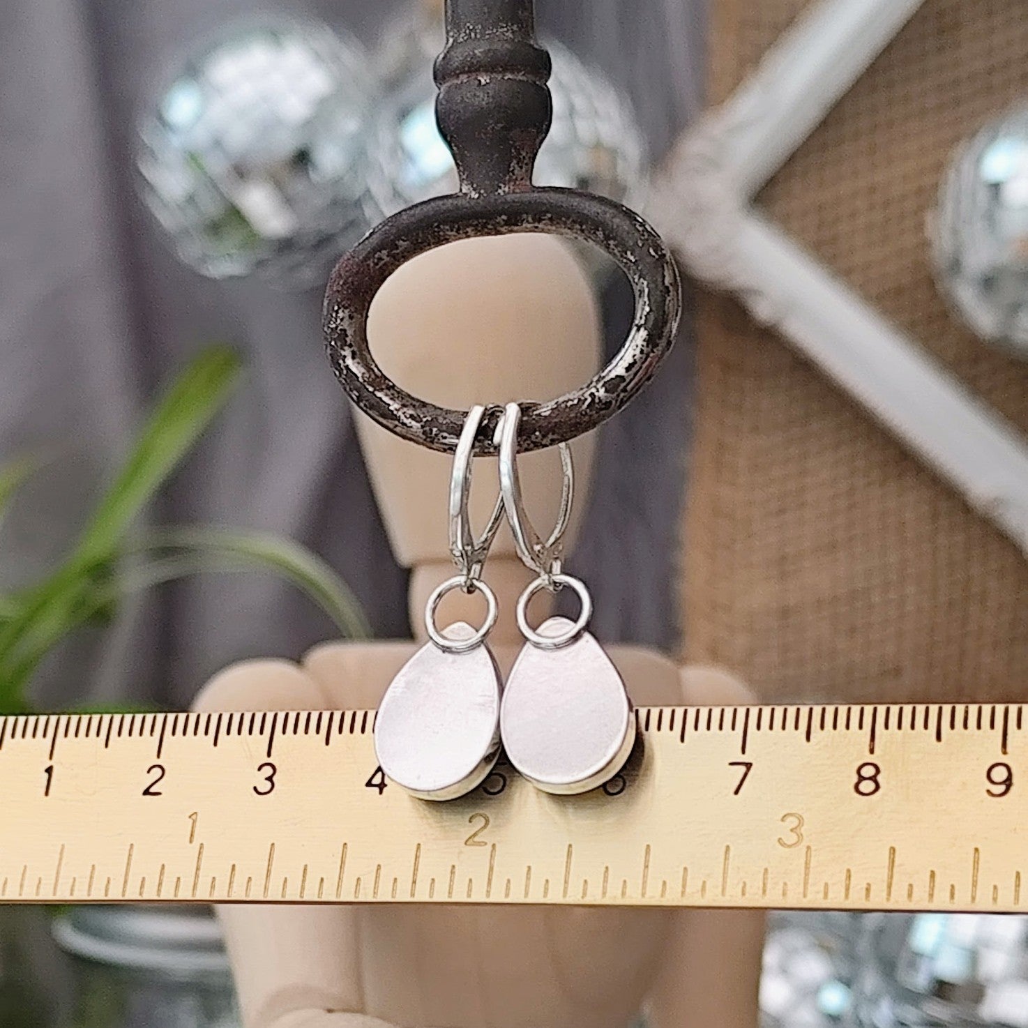 Ohrringe "Tigeraugen Tropfen" handgefertigt mit recyceltem 925er Silber