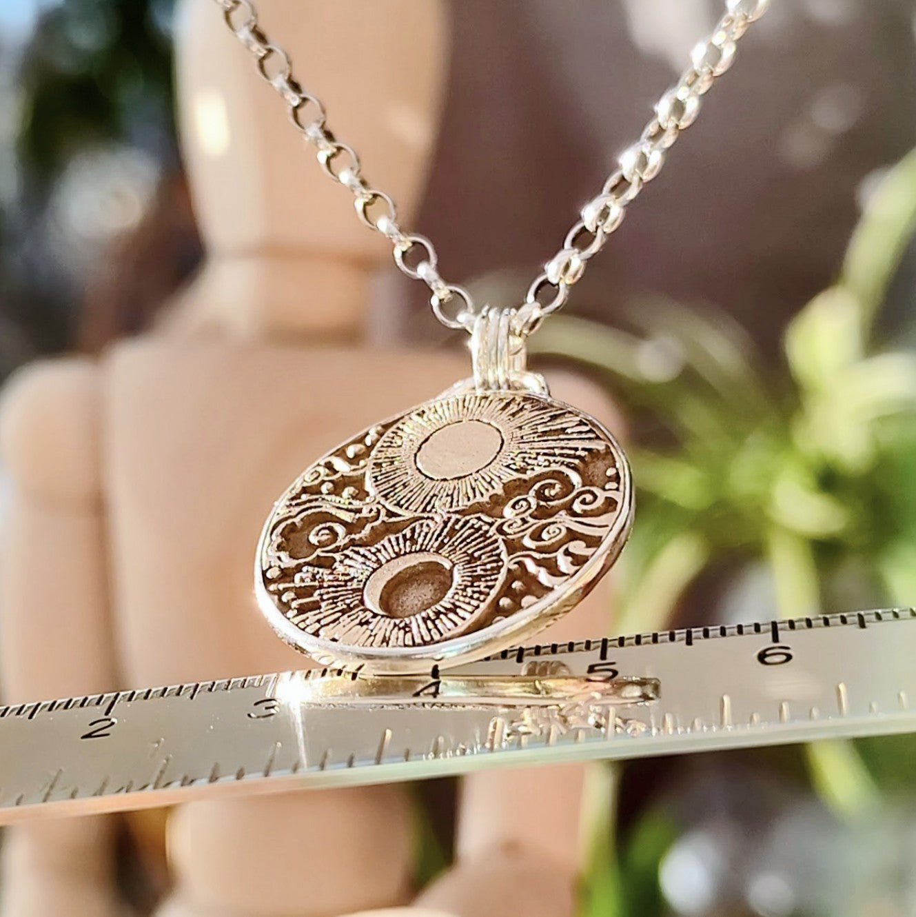 Kettenanhänger "Sonne & Mond - Yin Yang" 925 Silber
