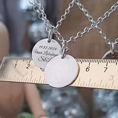 Kettenanhänger "Berggipfel" recyceltes Silber