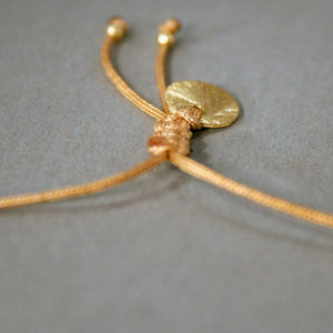 Armband mit Sternchen in gold, inkl. Edelstein-Bedeutung_Schmuck_handmade_animoART