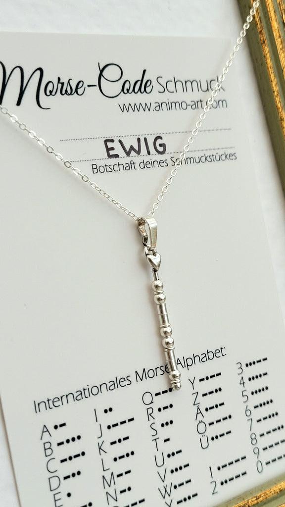 Morse - Code Armband mit Name, Textilarmband LADYLIKE oder UNISEX - animoART