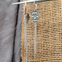 Ohrringe La Catrina in love - aus recyceltem 925er Silber