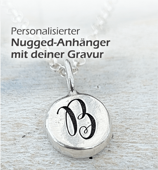 Anhänger mit Initialie "Nugged" - animoART