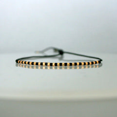 Armband "Schwarz - Gold" - animoART