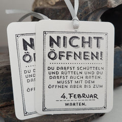 Geschenk - Anhänger mit Datum, Gratis zu deiner Schmuck - Bestellung - animoART