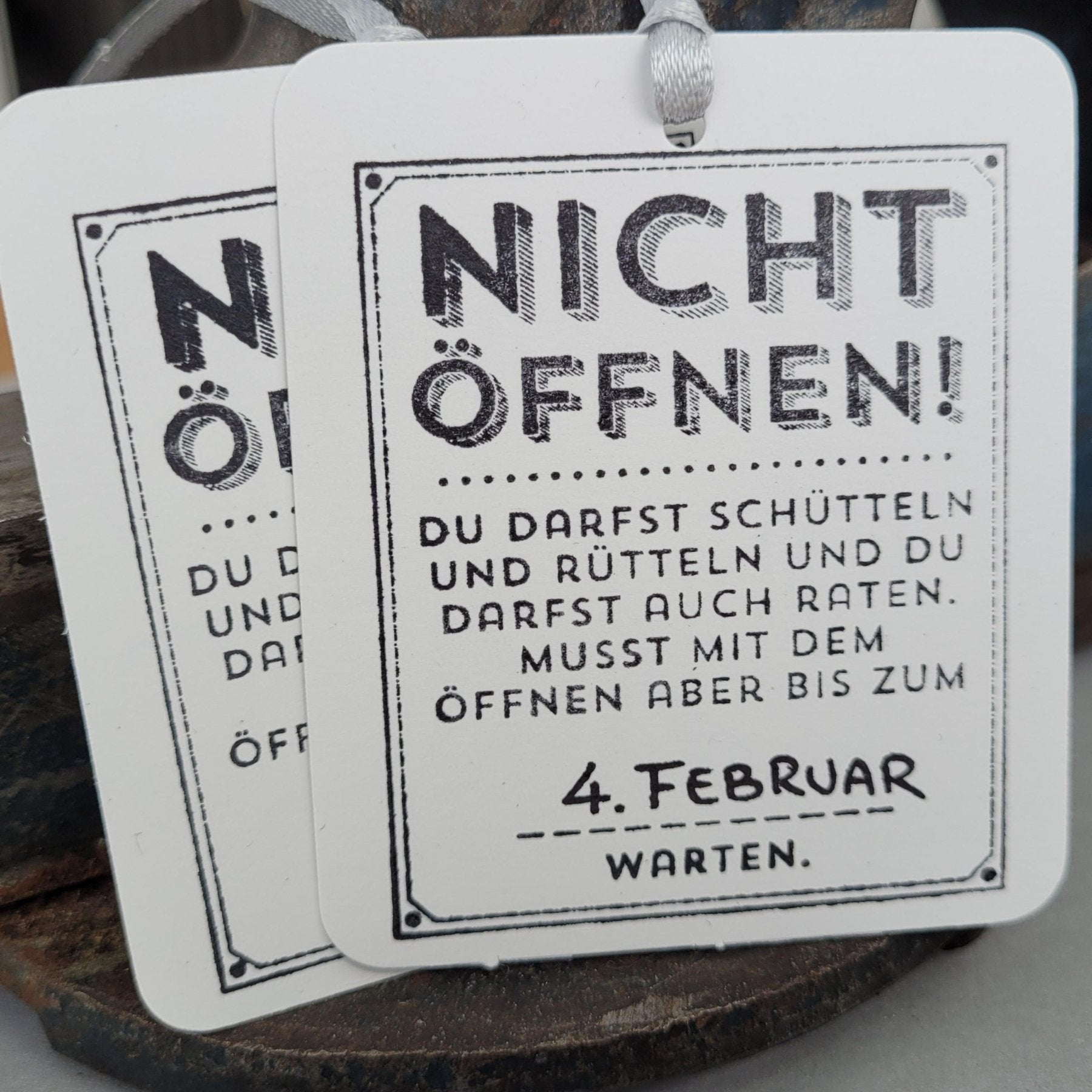 Geschenk - Anhänger mit Datum, Gratis zu deiner Schmuck - Bestellung - animoART