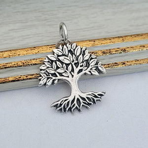 Kettenanhänger "Baum des Lebens" Anhänger in Silber mit Lebensbaum - animoART