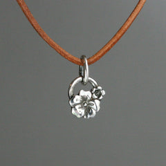 Kette - Blumenring - in silber - animoART