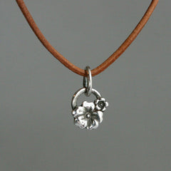 Kette - Blumenring - in silber - animoART