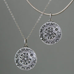 Kette "Sonne, Mond & Sterne" Silber - animoART