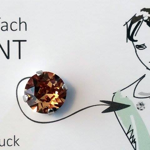 Magnet Brosche "just BRILLANT" 10 mm - verschiedene Farben_Schmuck_handmade_animoART