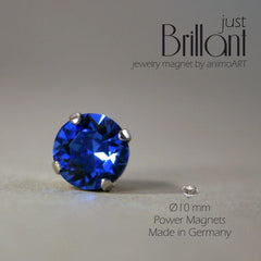 Magnet Brosche "just BRILLANT" 10 mm - verschiedene Farben_Schmuck_handmade_animoART