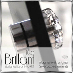 Magnet Brosche "just BRILLANT" 10 mm - verschiedene Farben_Schmuck_handmade_animoART