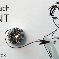 Magnet Brosche "just BRILLANT" 10 mm - verschiedene Farben_Schmuck_handmade_animoART