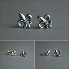 Ohrringe "Fleur de Lis" Handgefertigt_Schmuck_handmade_animoART