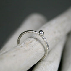 Ring mit Kugel in Silber - animoART