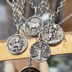 Kettenanhänger "Sternzeichen" recyceltes 925er Silber