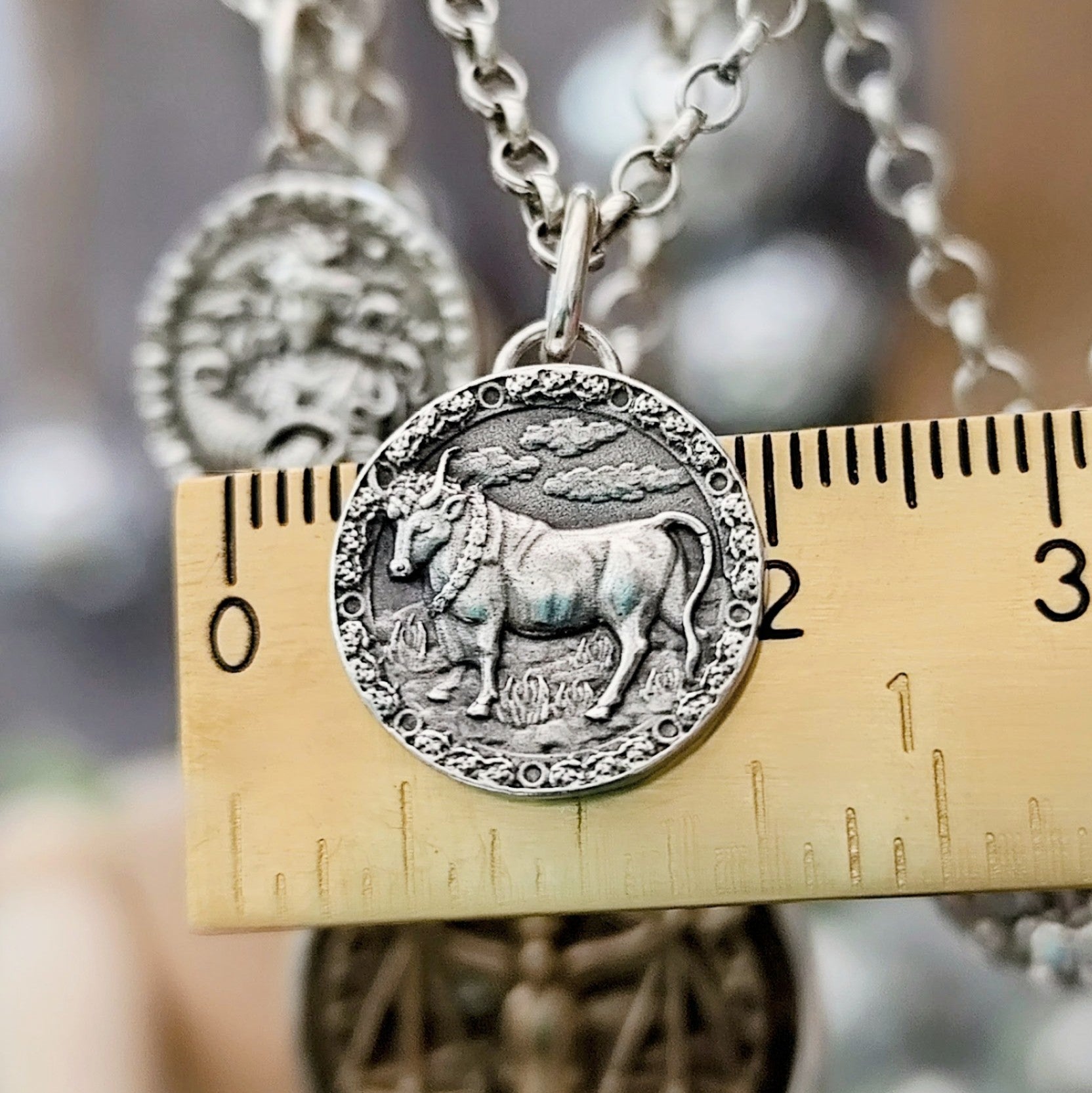 Kettenanhänger "Sternzeichen" recyceltes 925er Silber