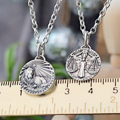 Kettenanhänger "Sternzeichen" recyceltes 925er Silber