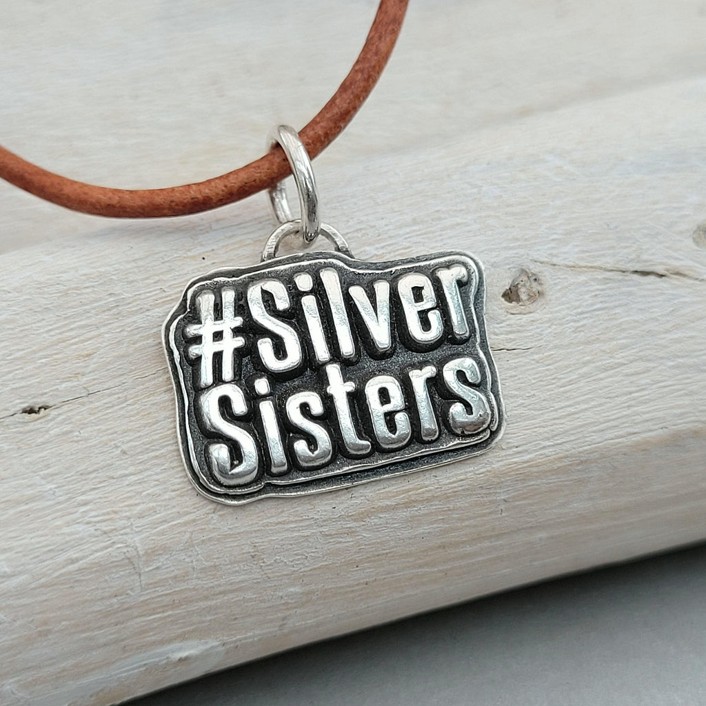 Anhänger #SilverSisters, 925er recyceltes Silber, No.2, handgefertigt - animoART
