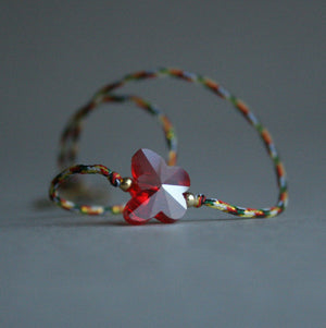 Armband mit Schmetterling in rot_Schmuck_handmade_animoART