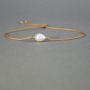 Armband Damen "mother of pearls" Muschelperle /  Silber_Schmuck_handmade_animoART