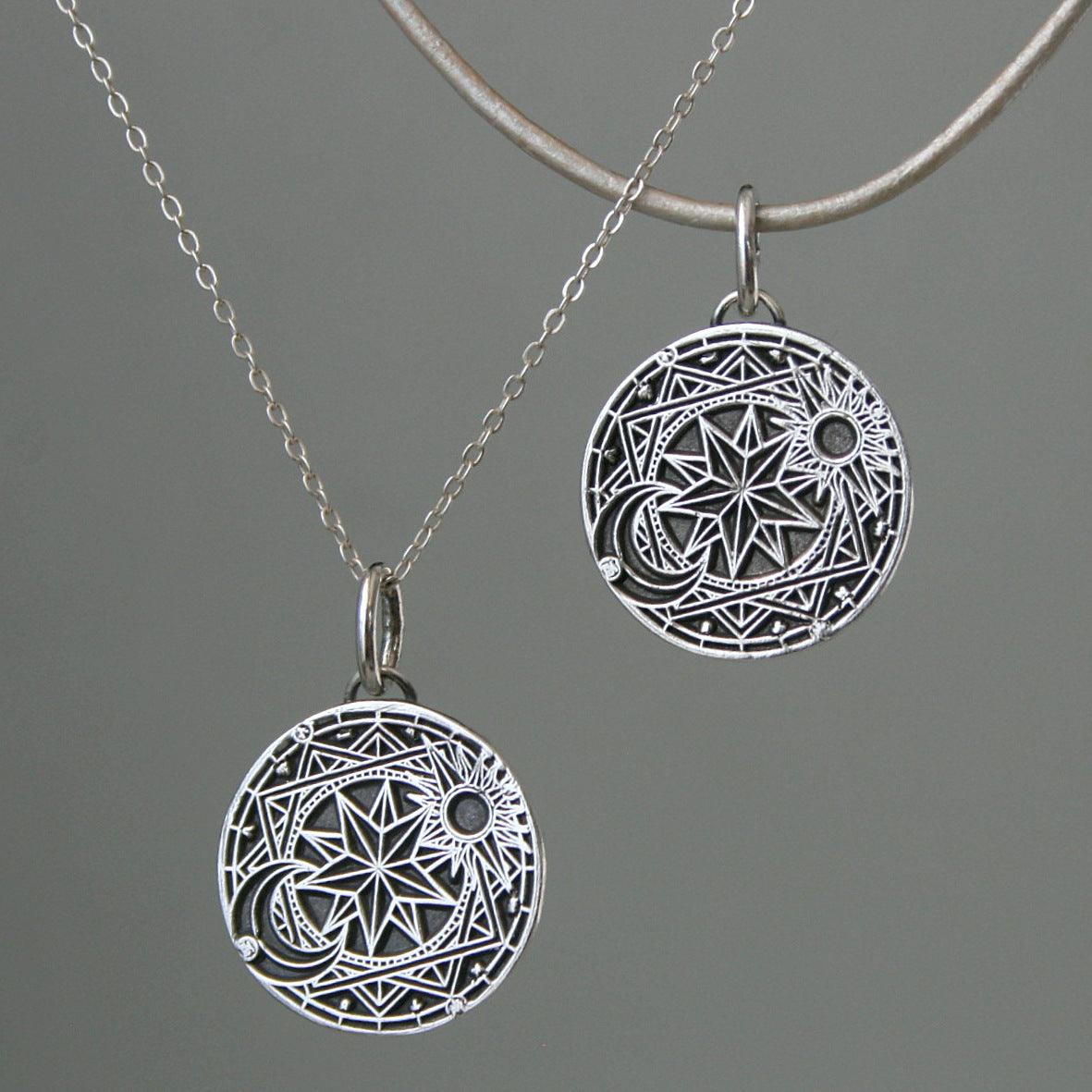 Kette "Sonne, Mond & Sterne" Silber - animoART