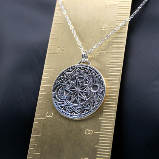 Kette "Sonne, Mond & Sterne" Silber - animoART