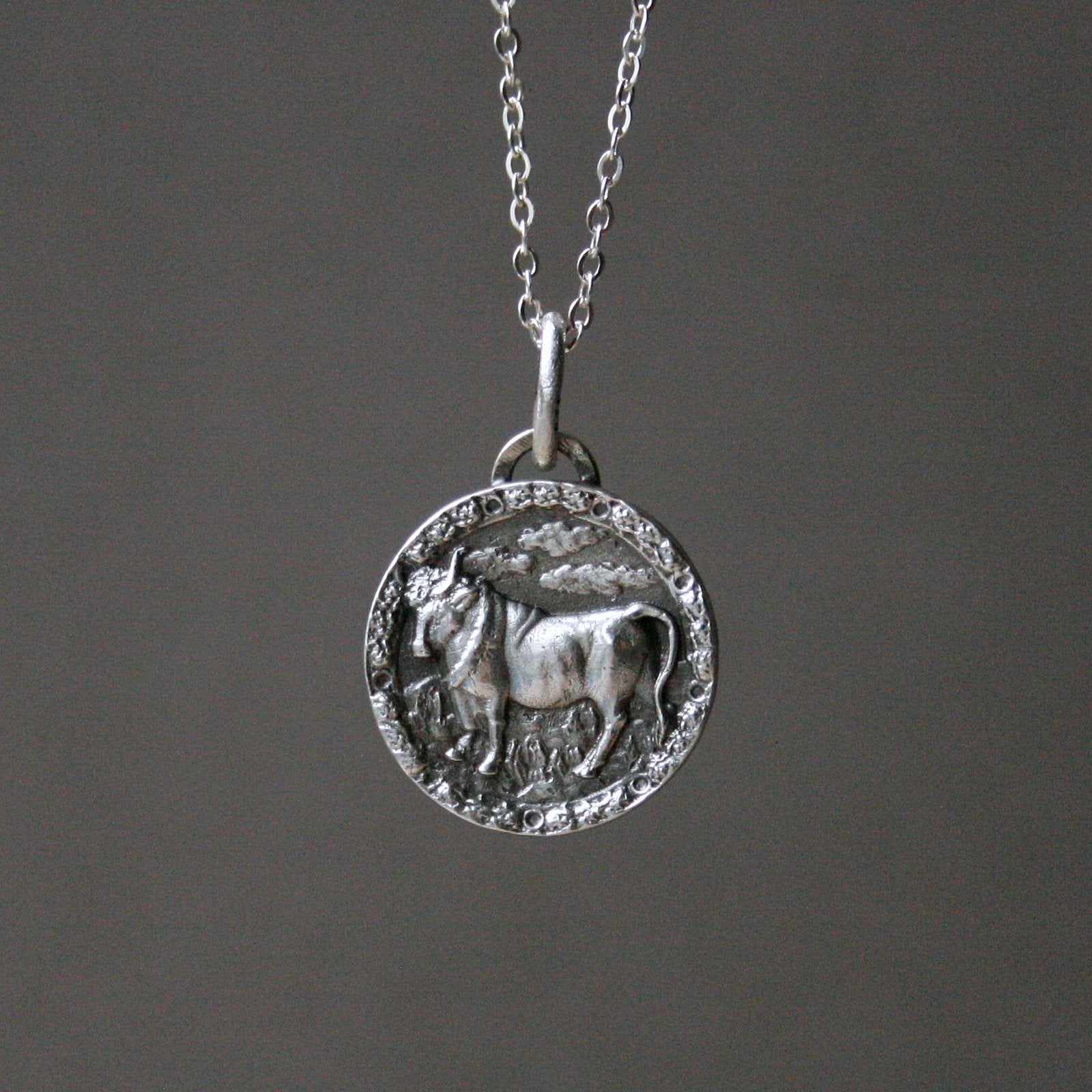 Sternzeichen Kette "Widder" Silber_Schmuck_handmade_animoART