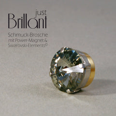 Magnet Brosche "just BRILLANT" 14 mm - verschiedene Farben_Schmuck_handmade_animoART