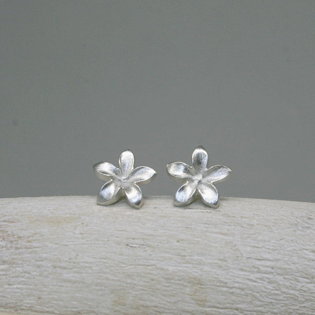 Ohrringe "Blüten" recyceltes Silber - animoART