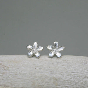 Ohrringe "Blüten" recyceltes Silber - animoART