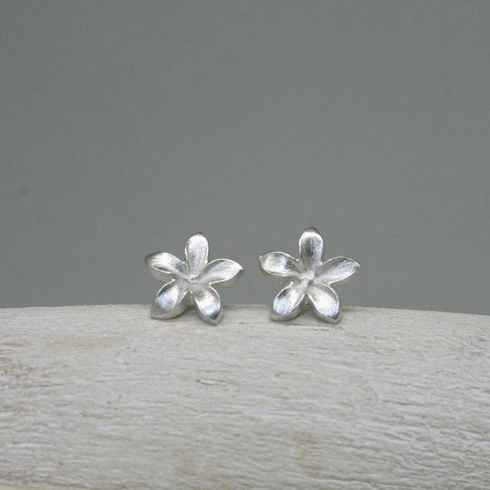 Ohrringe "Blüten" recyceltes Silber